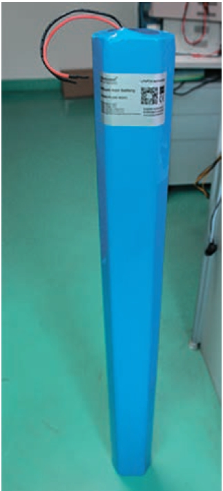 Цилиндрическая форма литиевой батареи для установки в столб уличного фонаря